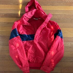 Vintage Nike Red Jacket with Gray Label